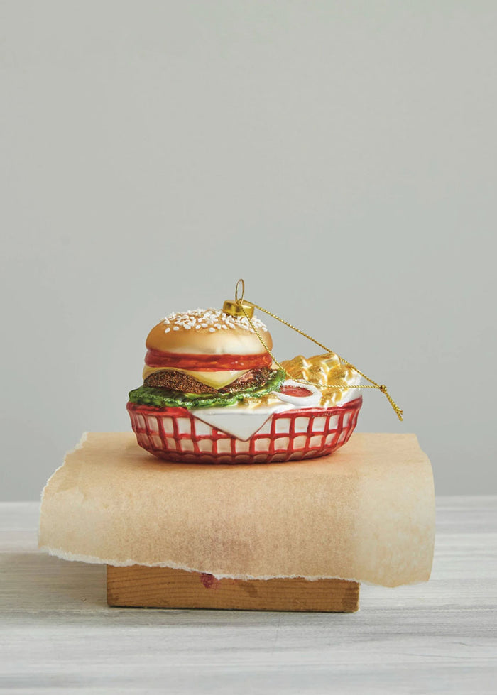 Burger Combo Basket Ornament