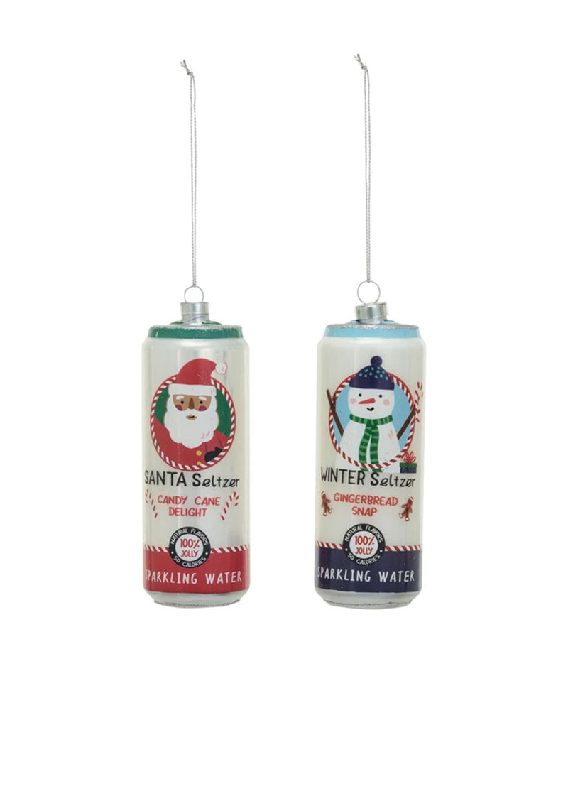 Holiday Seltzer Can Ornament