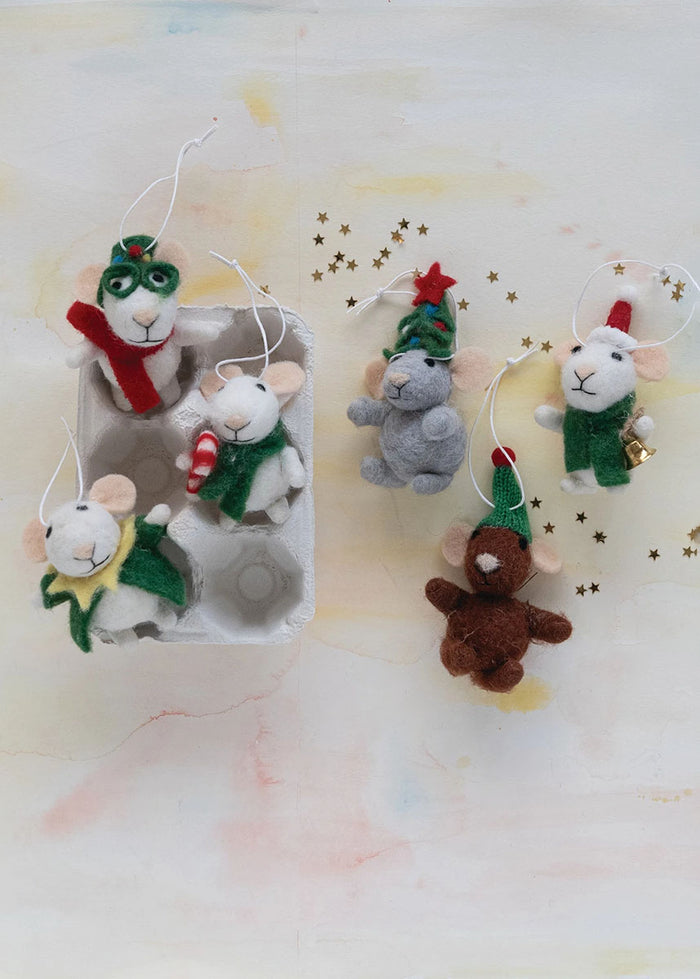 Holiday Mouse Ornament