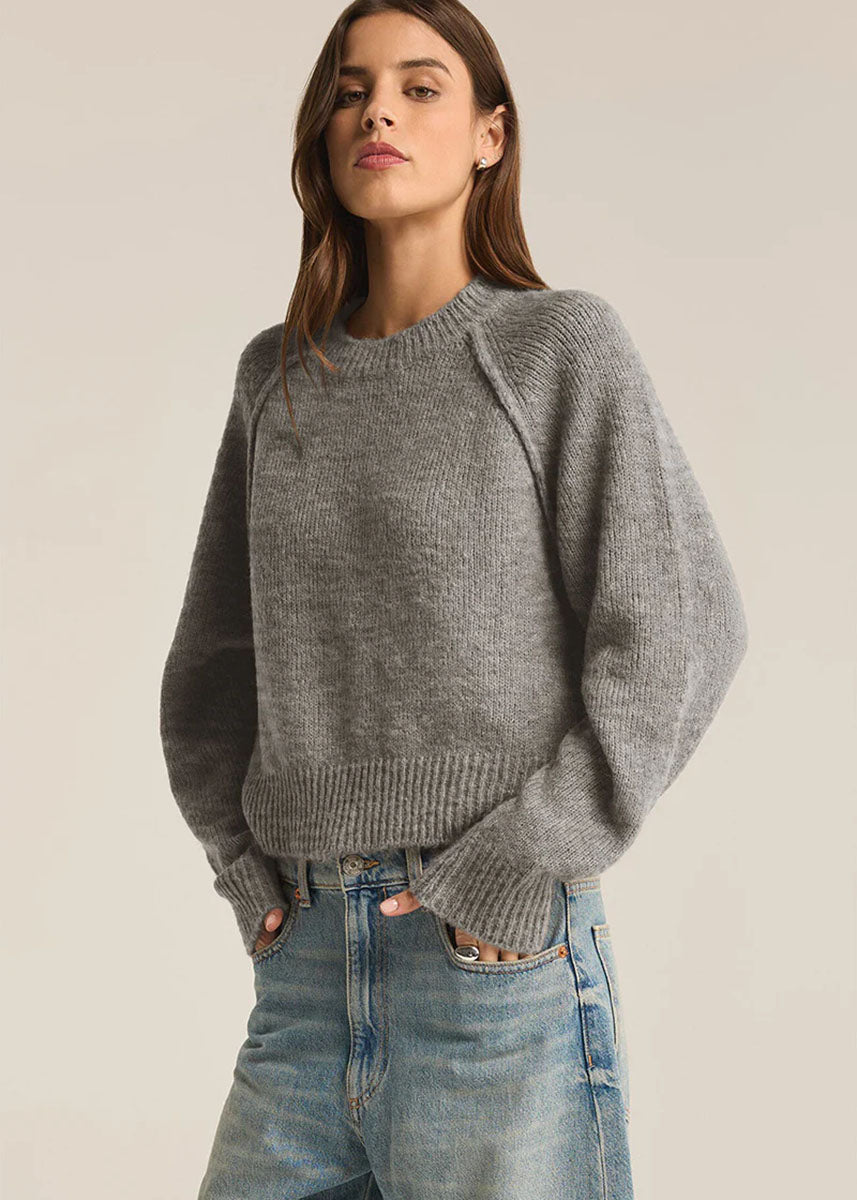 Adrian Sweater - Classic Heather Grey