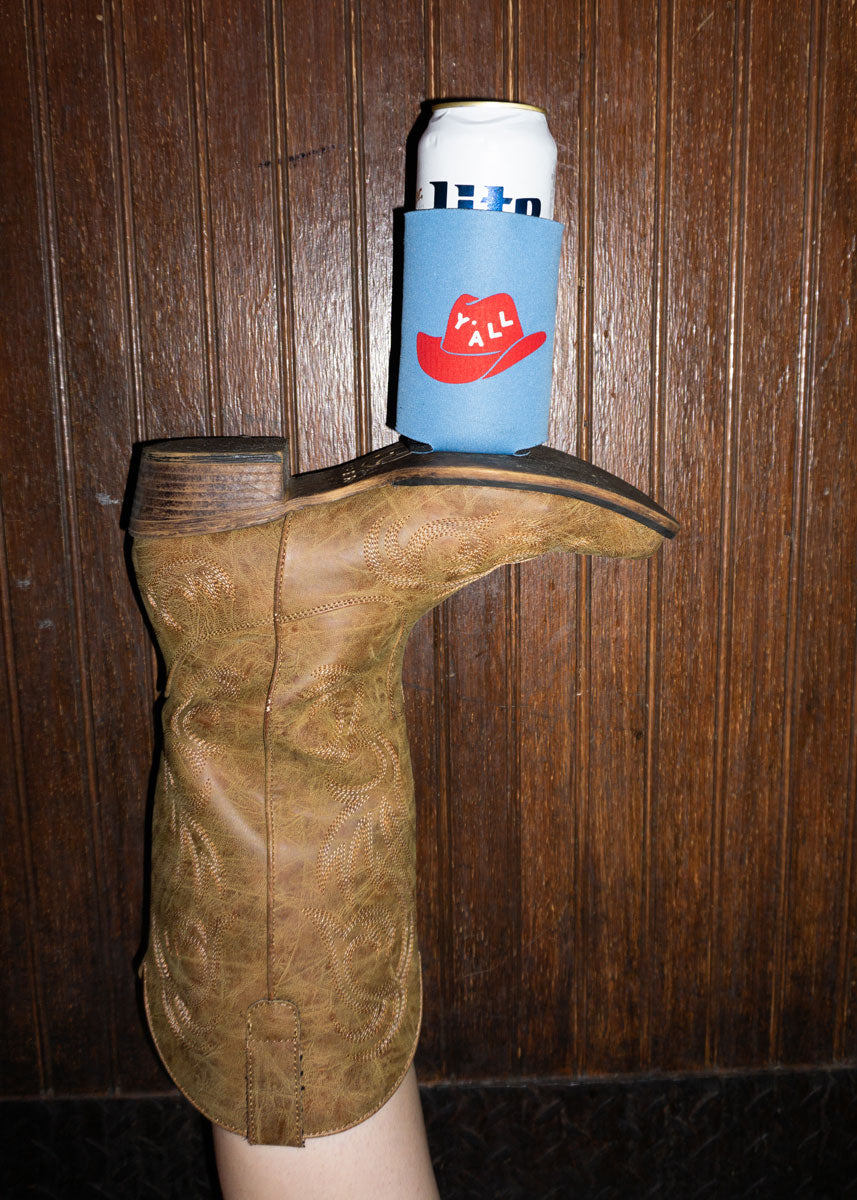 Y'all Cowgirl Hat Can Cooler