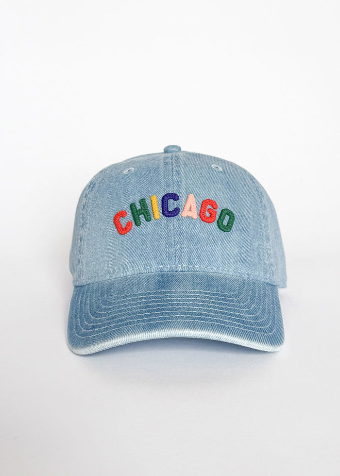 Youth Sweet Home Chicago Baseball Hat - Denim