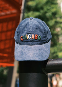 Youth Sweet Home Chicago Dad Hat - Navy