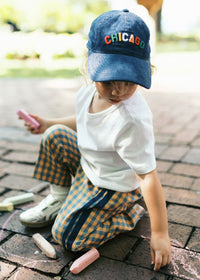 Youth Sweet Home Chicago Dad Hat - Navy