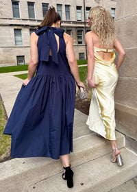 Meyers Strapless Maxi Slip Dress - Lemon