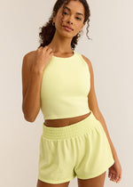 Rise Up Fleece Short - Key Lime