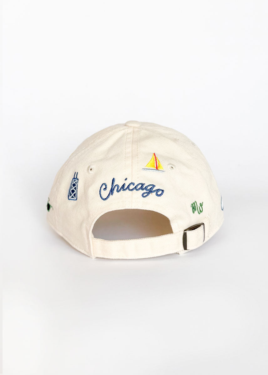 Youth Chicago Icons Hat - Ivory