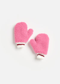 MAD HTR Sherpa Mittens - Pink