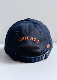 Youth Bear Chicago Dad Hat - Navy