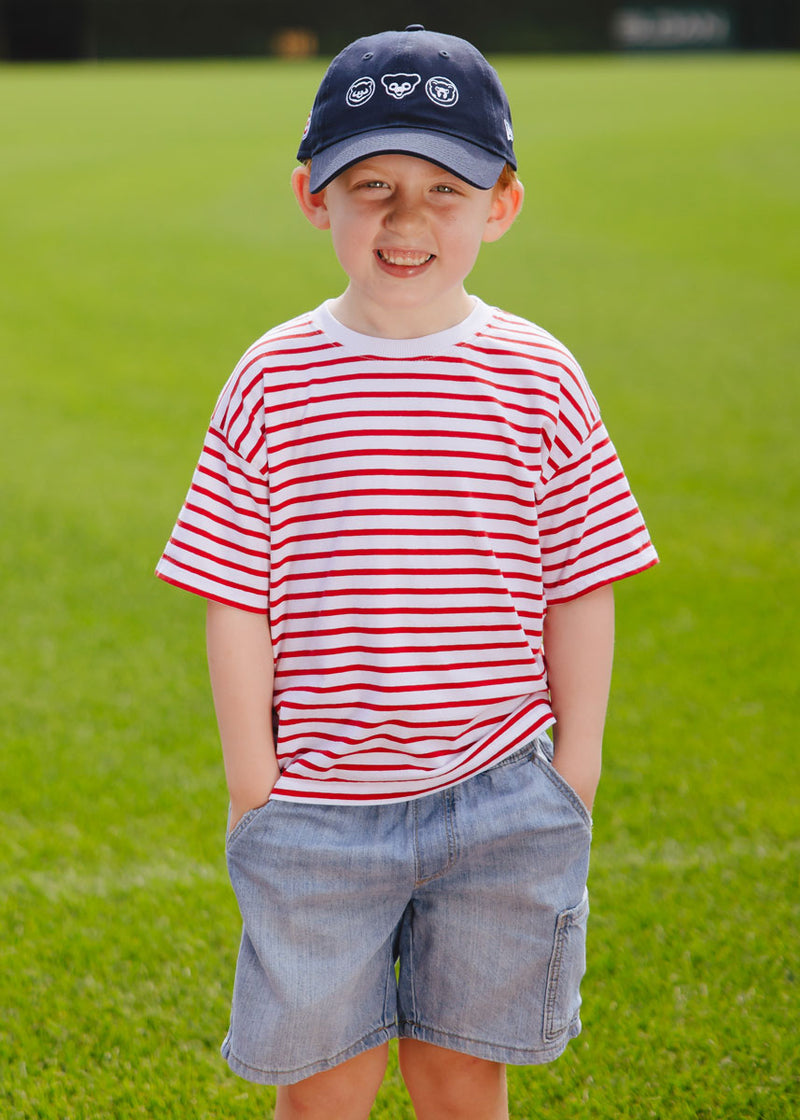 Youth Chicago Cubs Bears Dad Hat - Navy