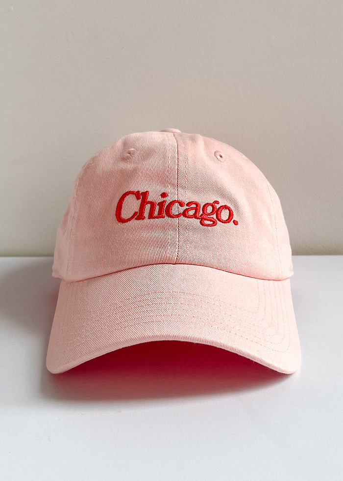 Youth Chicago. Dad Hat - Pink & Red