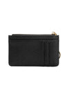 Lupe Keychain Wallet - Black