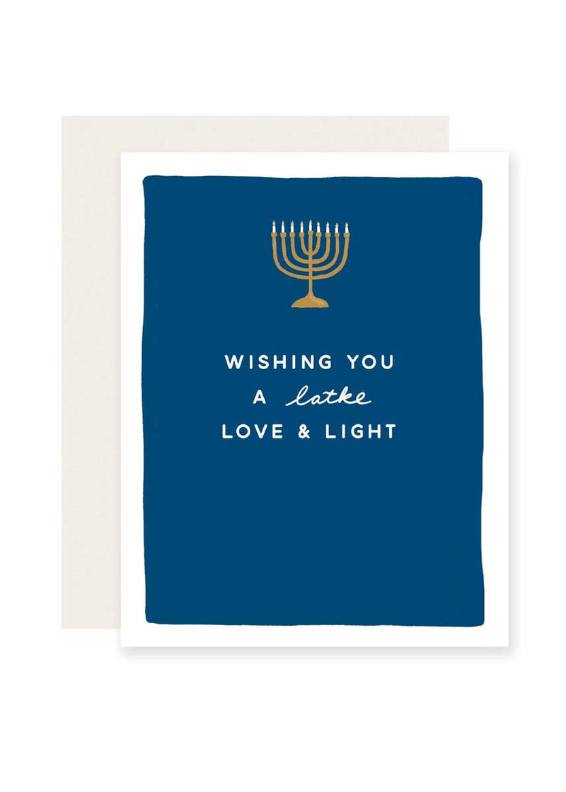 Latke Love & Light Card