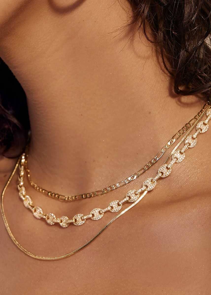 Cecilia Chain Necklace - Gold