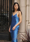 Colette Slip Dress - Blue