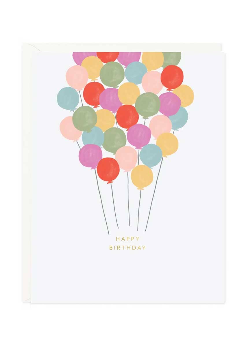 Birthday Balloons Card