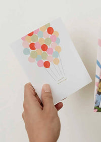 Birthday Balloons Card