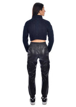 Blair Vegan Leather Pant - Black
