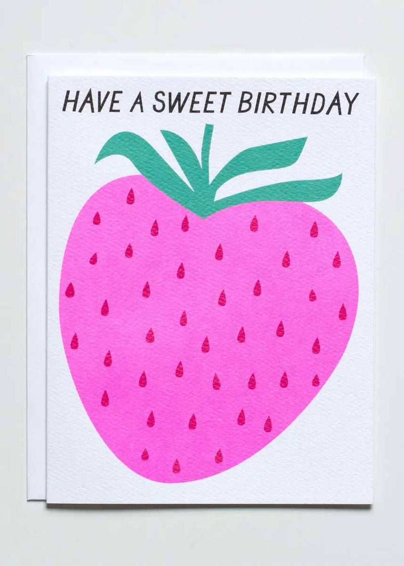 Strawberry Sweet Birthday Card