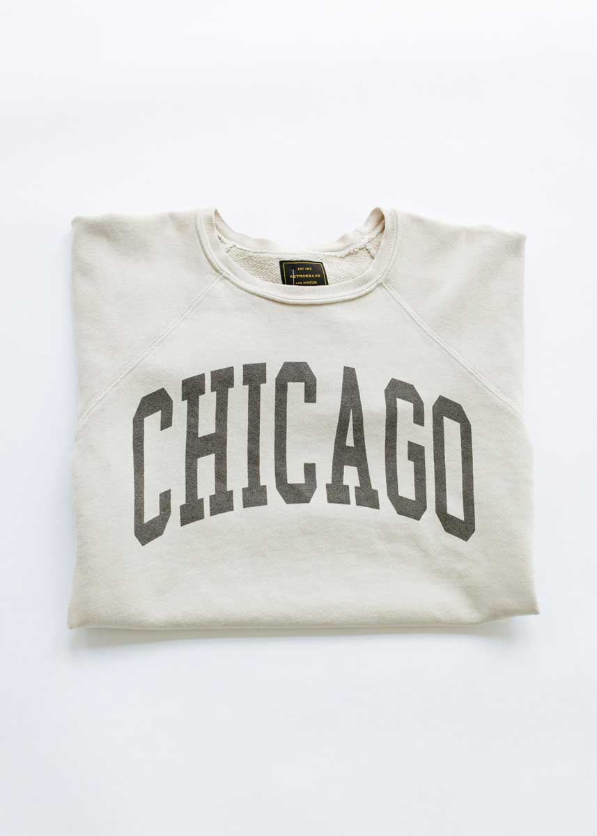 Chicago Classic Crew Sweatshirt - Vintage Stone