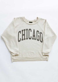 Chicago Classic Crew Sweatshirt - Vintage Stone