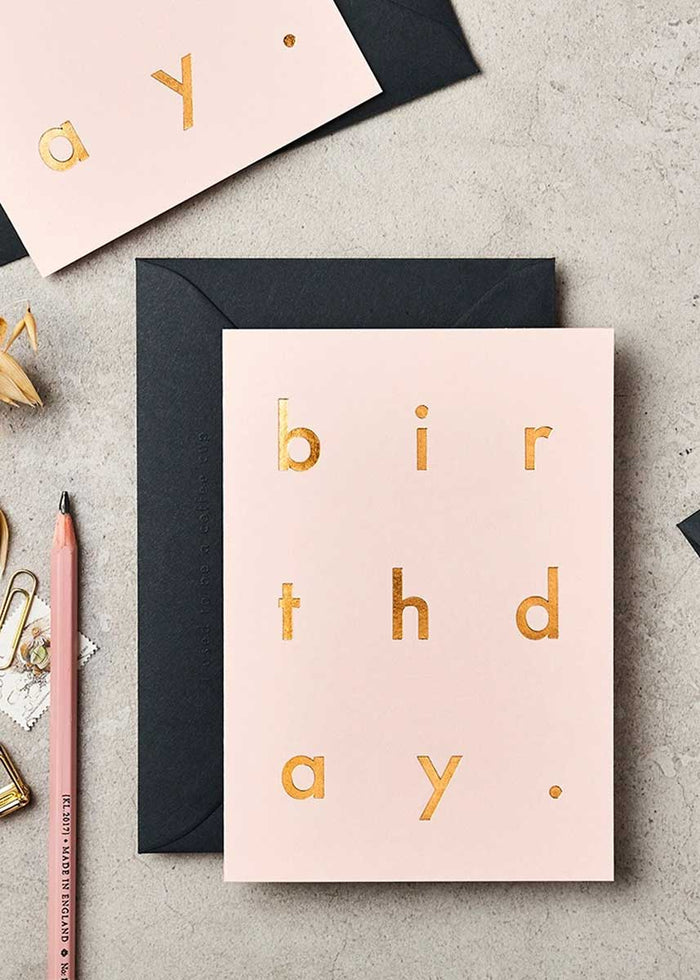 Extract Birthday Shell Card