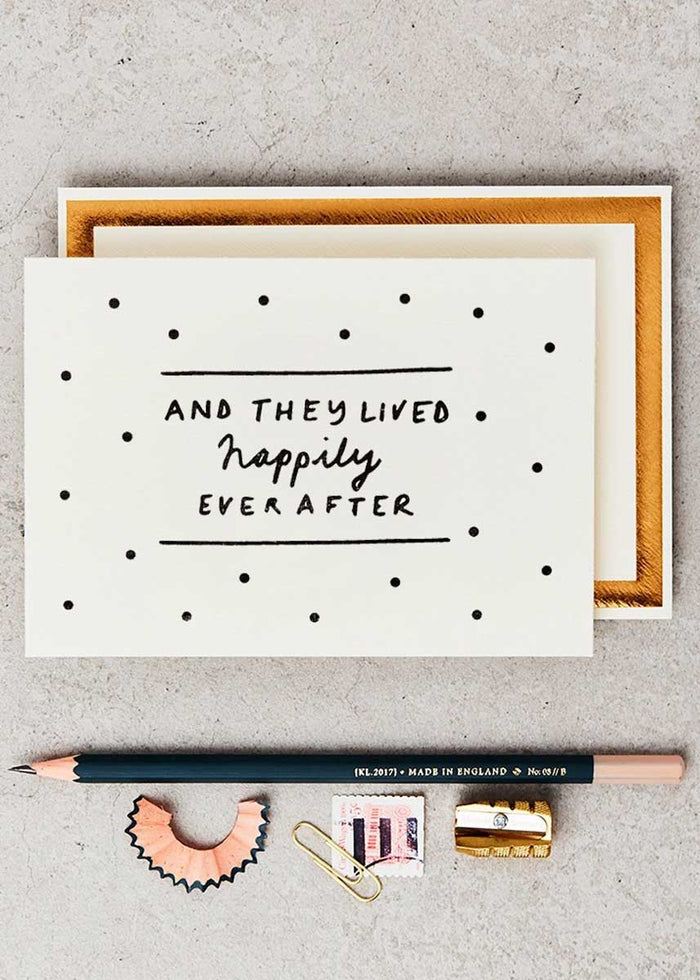 Happily Ever After Card - Dots