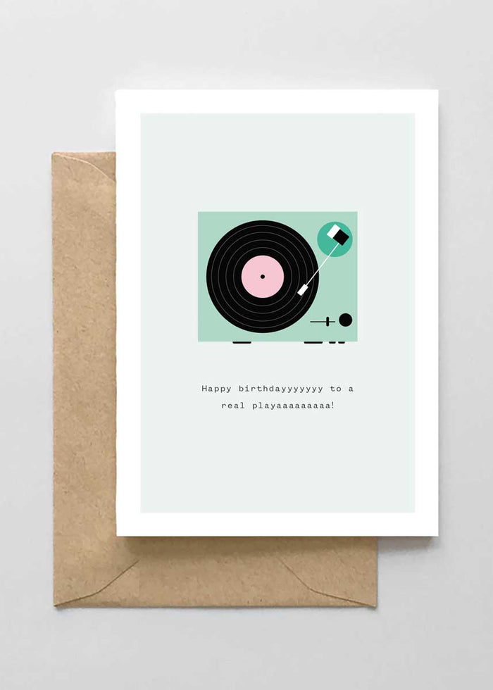 Happy Birthday To A Real Playa Card