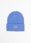 Youth Mad Hatter Smiley Cuff Beanie - Blue