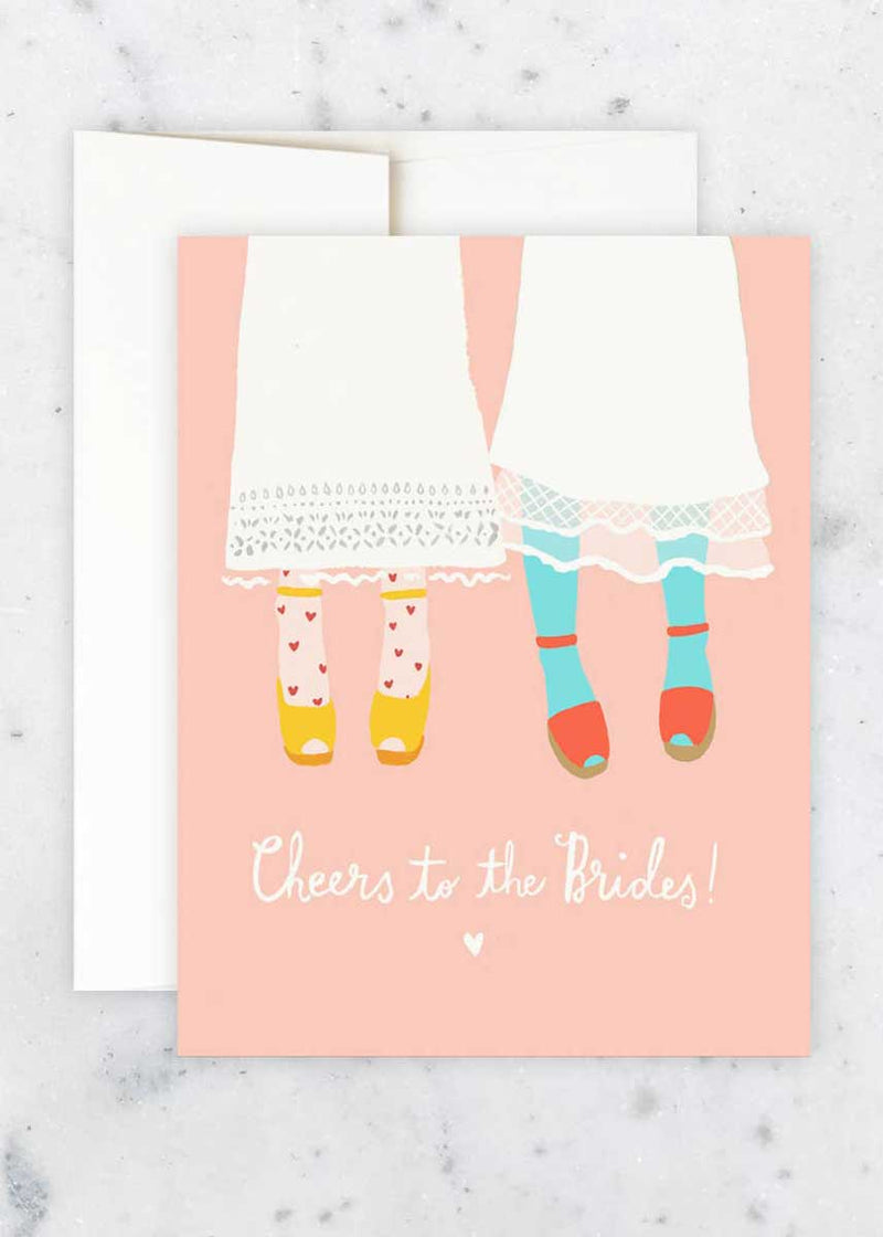Bride & Bride Dresses Card