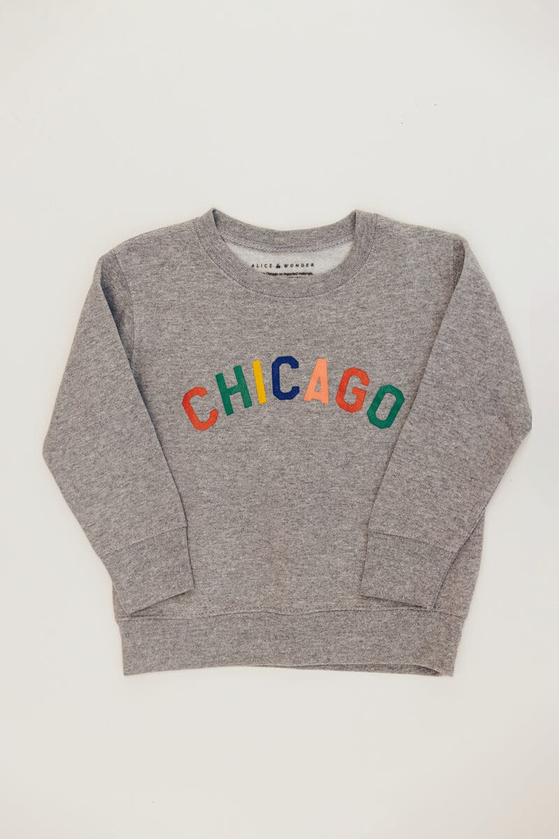 Sweet Home Chicago Toddler Sweatshirt - Heather Grey