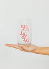 Fa La La Beer Glass - 16 oz