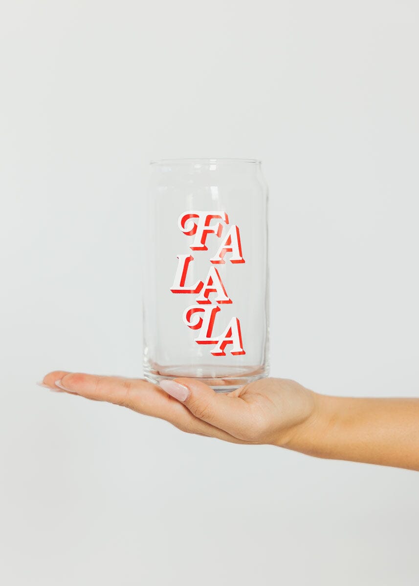 Fa La La Beer Glass - 16 oz