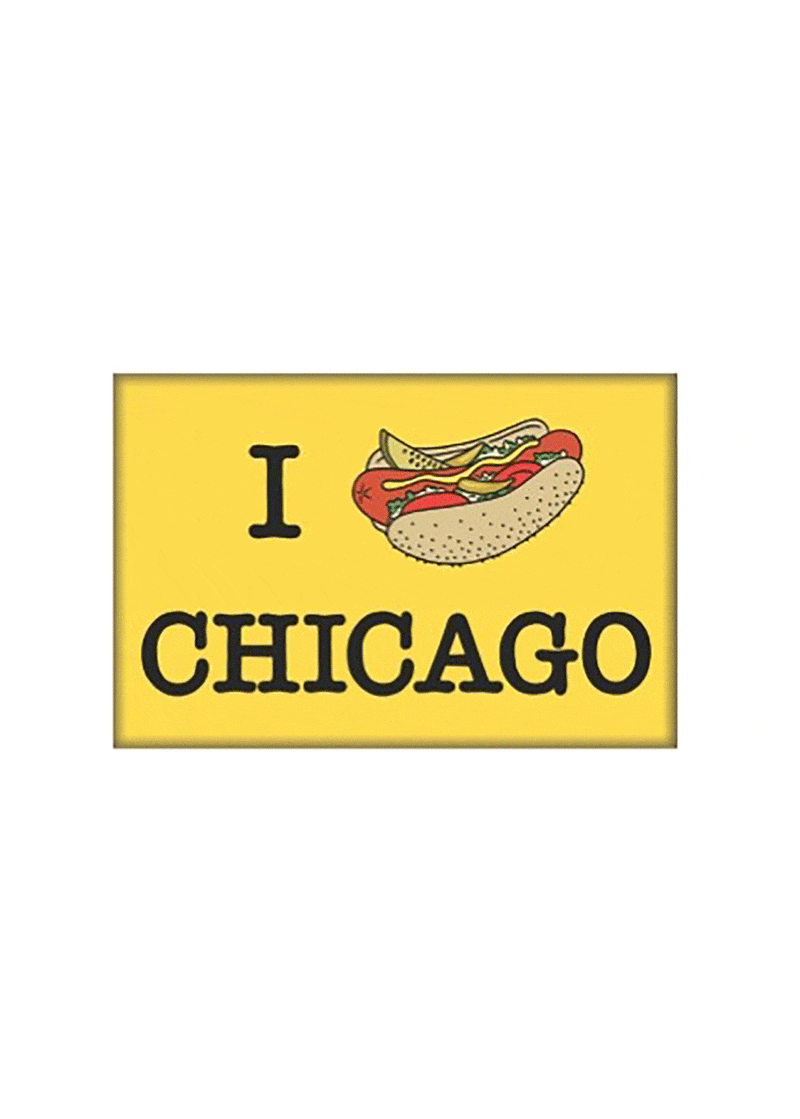 Hot Dog Chicago Magnet