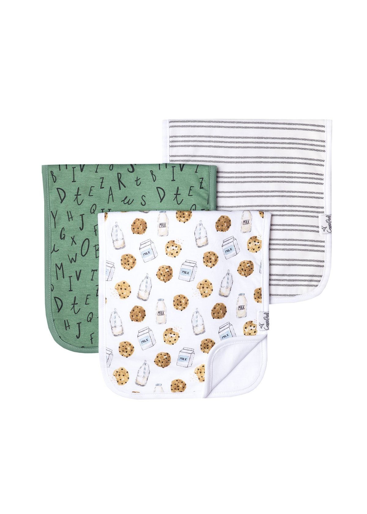 Chip Burp Cloth Set - 3-Pack