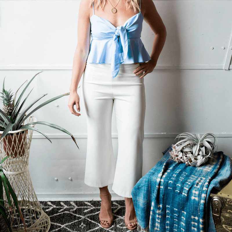 Classic High-Waisted Culotte