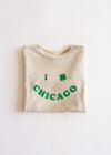 I Clover Chicago Toddler Tee - Natural