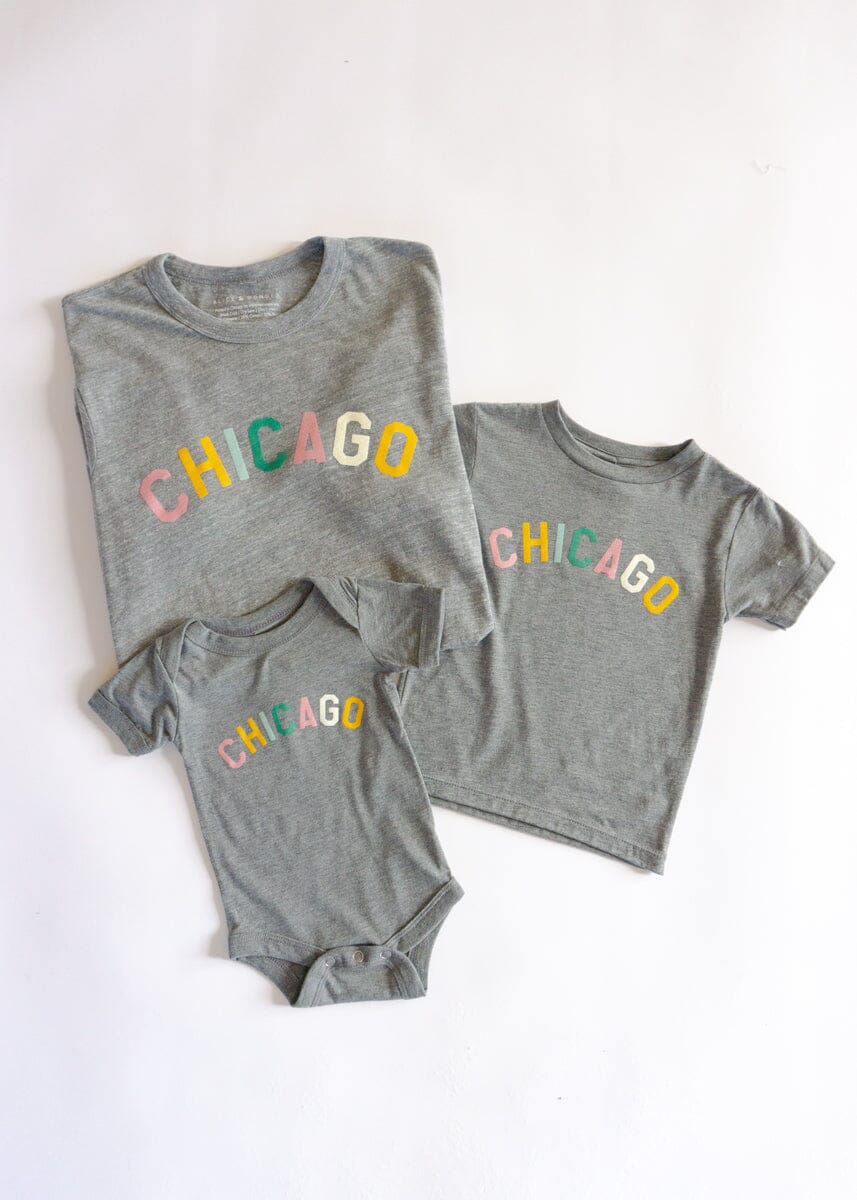 Sweet Home Chicago Onesie - Pastel