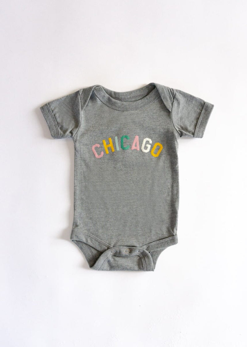 Sweet Home Chicago Onesie - Pastel