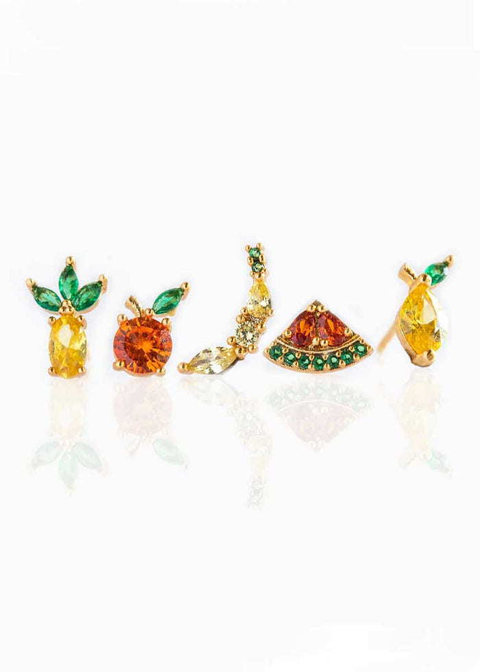 Tropical Fruit Basket Stud Set