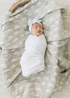 White Stretch Swaddle