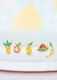 Tropical Fruit Basket Stud Set