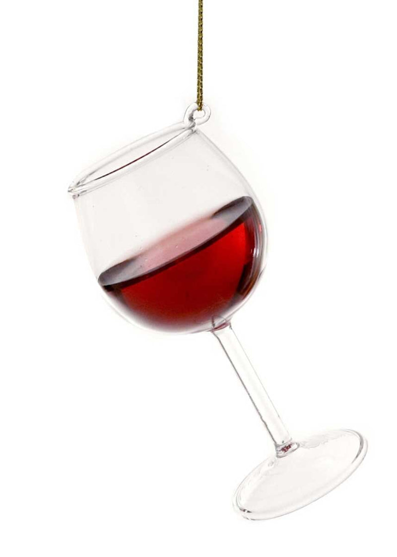 Red Wine Glass Ornament