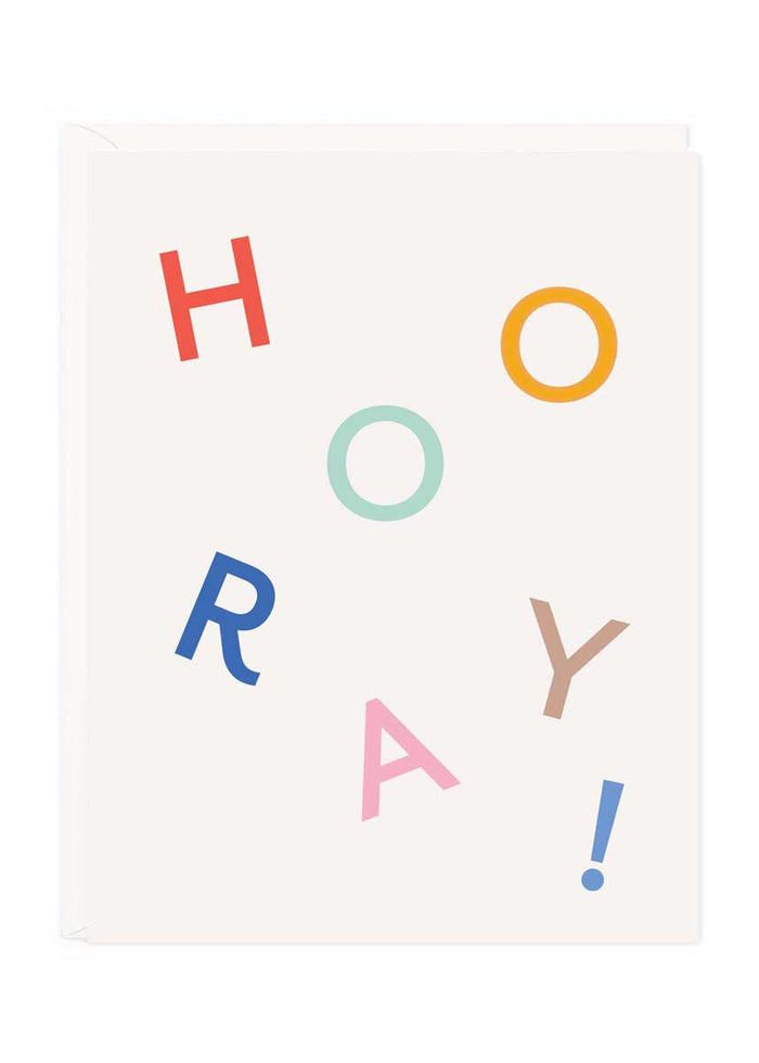 Hooray Letters Card