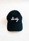 Chi City Cursive Dad Hat - Black