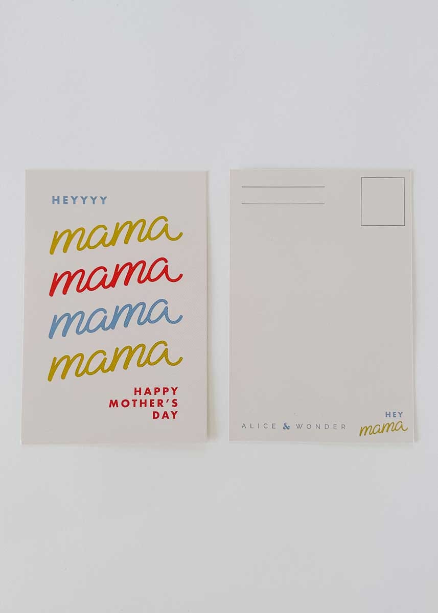 Heyyyy Mama Postcard