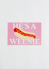 He's A Weenie Postcard