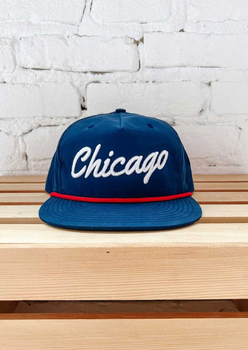 Chicago Summer Rope Hat - Navy
