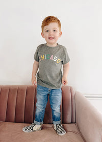 Sweet Home Chicago Toddler Tee - Pastel