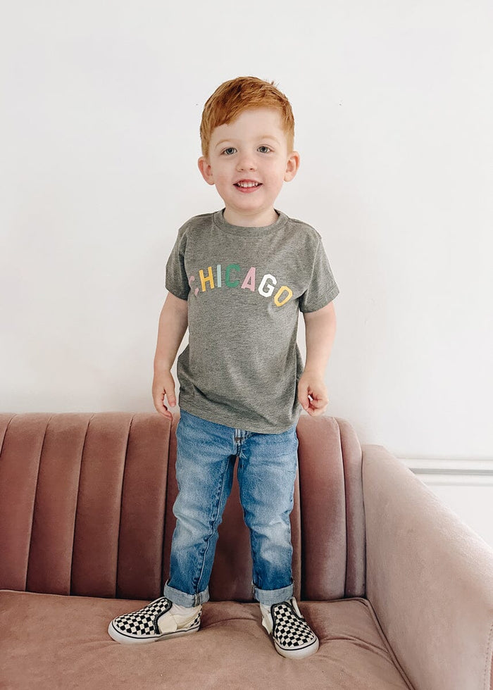 Sweet Home Chicago Toddler Tee - Pastel